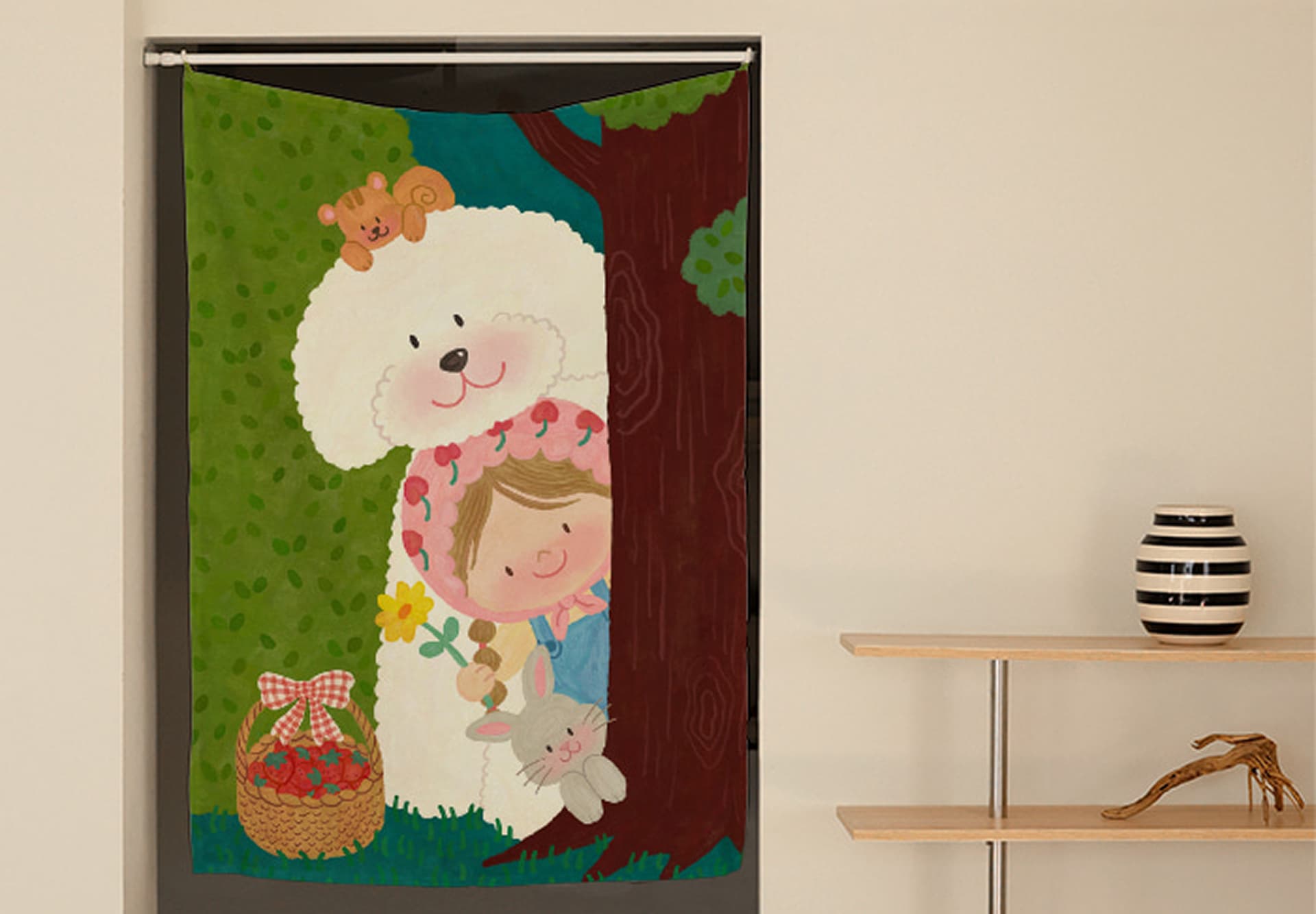 루잇, Hi Spring 패브릭 포스터 대형